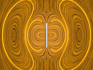 Radiation from a Quarter Wave Antenna.