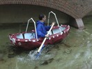 The shelter as a canoe.