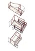 A diagram of a Spanish villa, a popular courtyard house typology owing to Roman influence.