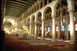 View of the prayer hall of the mosque