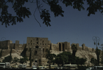 The general view the citadel of Aleppo. 