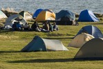 Campers at Campsite.