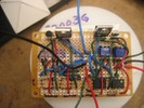 Top view of the final circuit layout of the Sunflower.