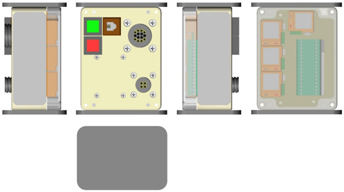 3 views on control box image.