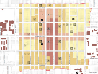 Zoning map of Whittier California.